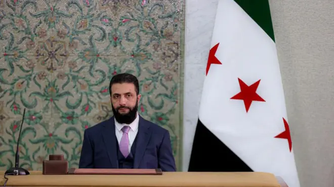 الرئيس السوري المؤقت أحمد الشرع 