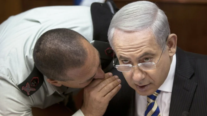 نتنياهو في اجتماع سابق للكابينت