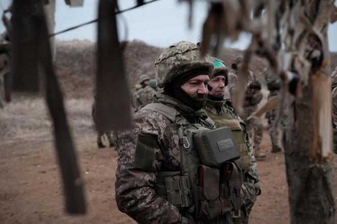 یک محل آموزش سربازان جدید در منطقه دونتسک 