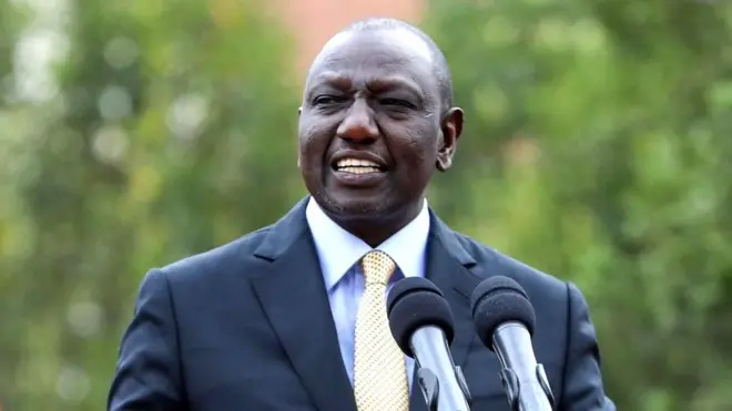 Foto of Kenya president, William Ruto