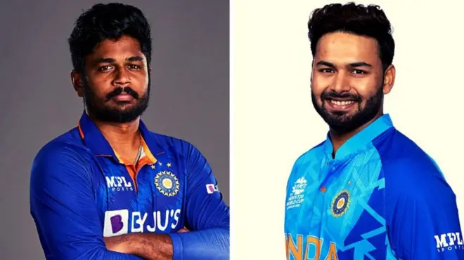 సంజూ శాంసన్, రిషబ్ పంత్ 