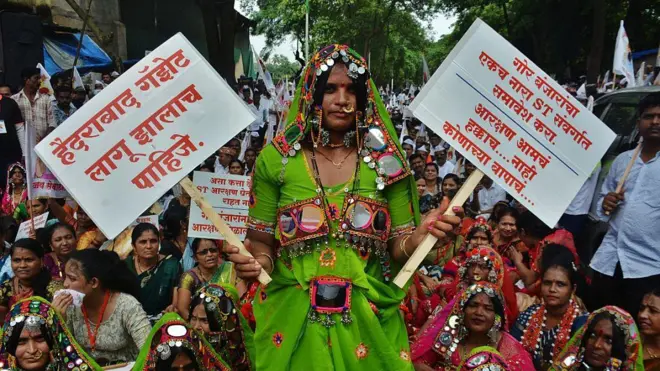 हैदराबाद गॅझेट लागू करण्याची मागणी करत ठाण्यात 4 ऑक्टोबरला आंदोलन करण्यात आलं होतं.