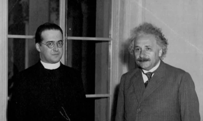 บาทหลวงเลอแมตร์เป็นเพื่อนที่คุ้นเคยสนิทสนมกับไอน์สไตน์มาอย่างยาวนาน