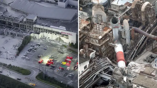 Daños provocados por el terremoto en Japón 
