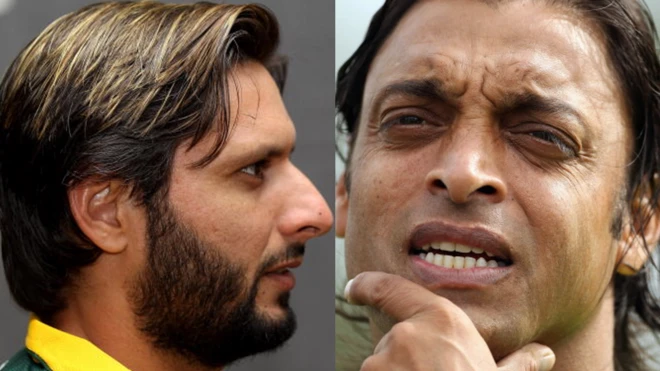 షాహిద్ అఫ్రిది, షోయబ్ అక్తర్