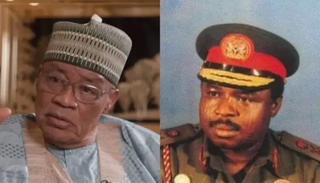 Ọgagun Ibrahim Badamosi Babangida ati Oloogbe Mamman Vatsa