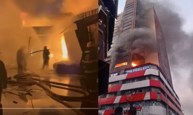 Ina mu apa kan ọja Arena ni Oshodi ati ile alaja mẹẹdọgbọn GNI lọja Balogun l'Eko