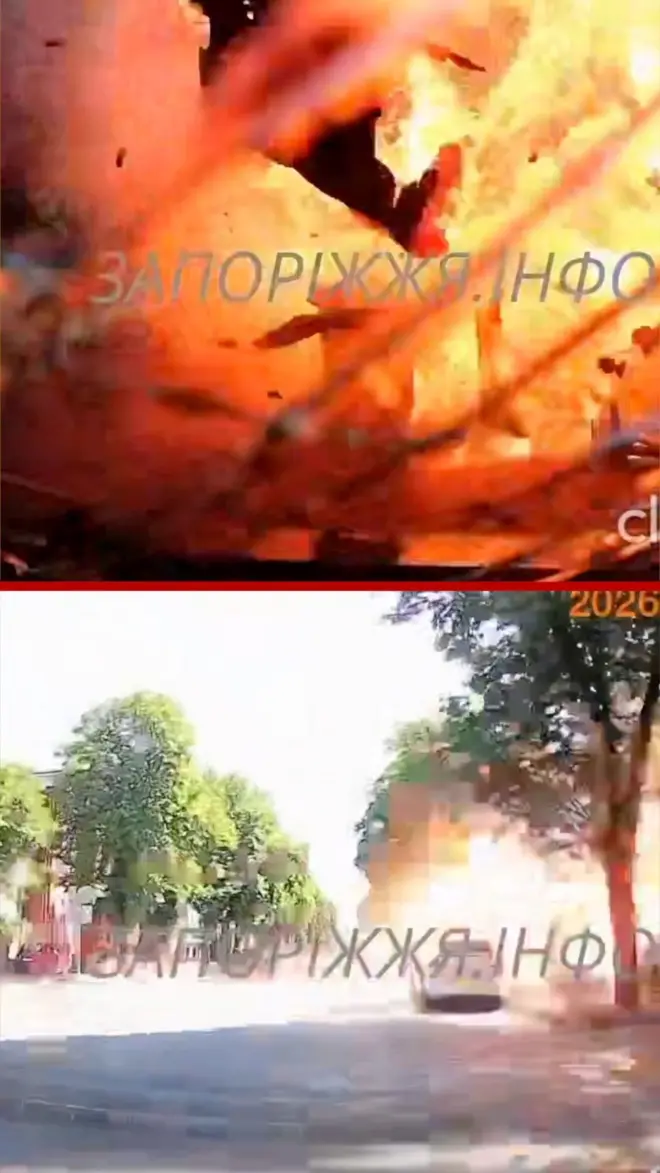 Kamera u automobilu snimila ruski napad 