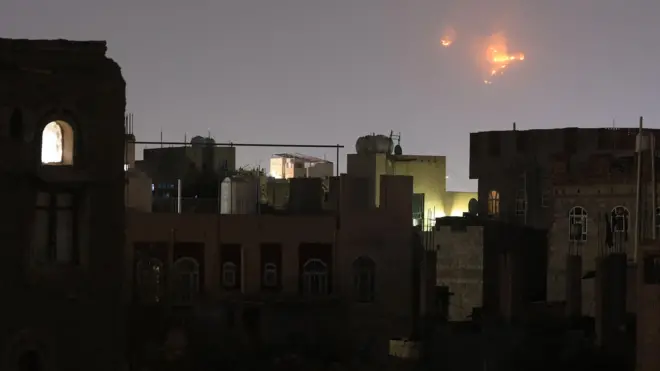 غارات أمريكية على العاصمة صنعاء ومحيطها