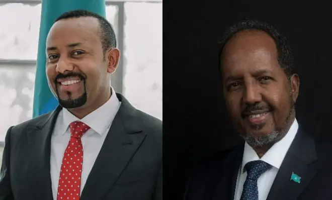 Abey Axmed (Bidix) Xasan Sh Maxamuud (Midig)