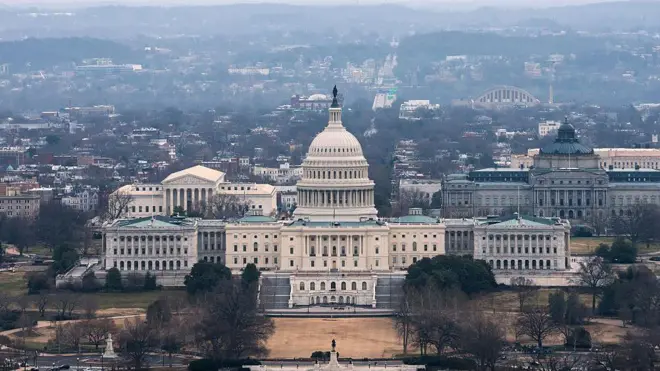 ဝါရှင်တန်ဒီစီမြို့က အမေရိကန် လွှတ်တော်အဆောက်အအုံ (ပုံဟောင်း)