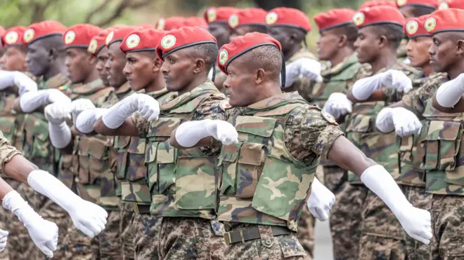 የኢትዮጵያ ጦር ሠራዊት አባላት