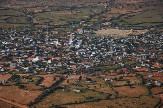 Sawir diyaar dhexdeed laga qaaday oo muujinaya dusha sare ee degmada Aadan Yabaal