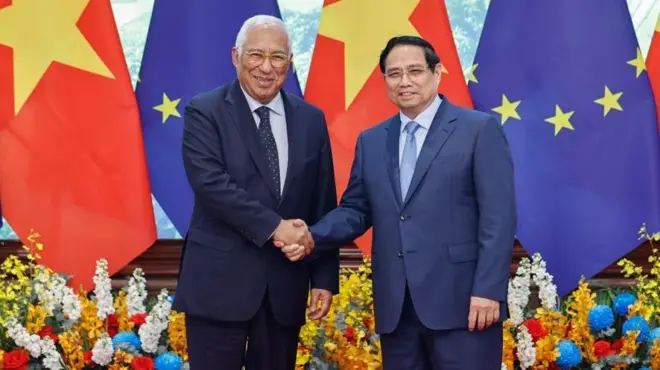 Việt Nam và EU đã nâng cấp quan hệ ngoại giao lên mức Đối tác Chiến lược Toàn diện vào ngày 29/1/2026