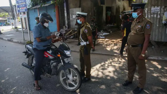 Searching in police check point