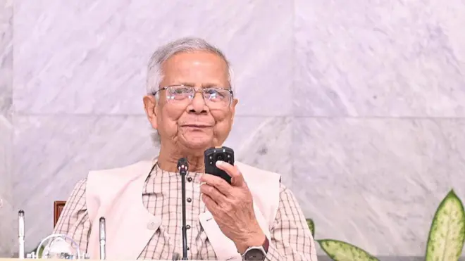 অন্তর্বর্তী সরকারের প্রধান উপদেষ্টা অধ্যাপক মুহাম্মদ ইউনূস