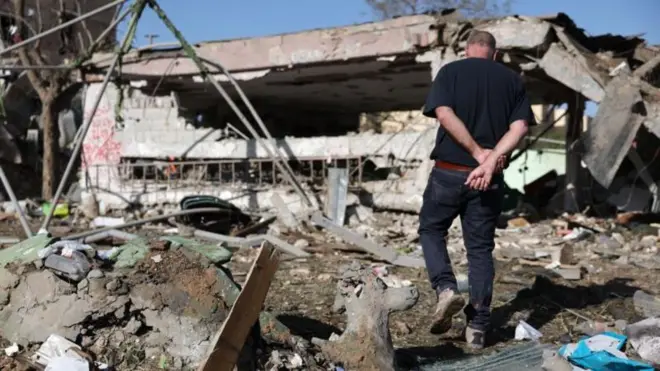 डिमोना में ईरानी हमले से बहुत नुक़सान हुआ है