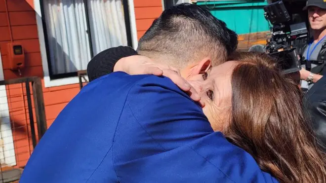 Jimmy Lippert-Thyden dan ibunya María Angélica González