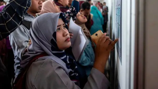 Pencari kerja di Indonesia