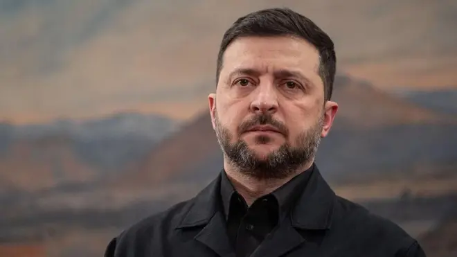 الرئيس الأوكراني فولوديمير زيلينسكي 