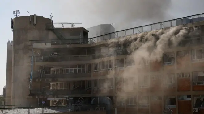 iran pogodio bolnicu u izraelu