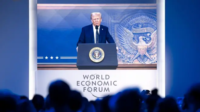 Трамп виступив у Давосі по відеозвʼязку