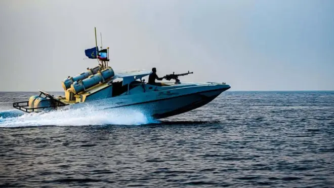 Čamac Islamske revolucionarne garde (IRGC) u Ormuskom moreuzu, arhivska fotografija
