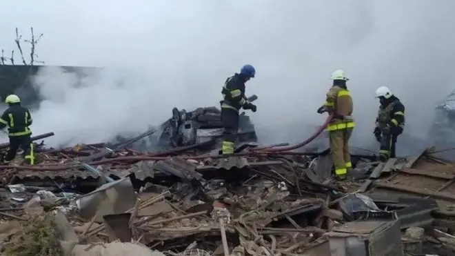 حمله موشکی روسیه به اوکراین