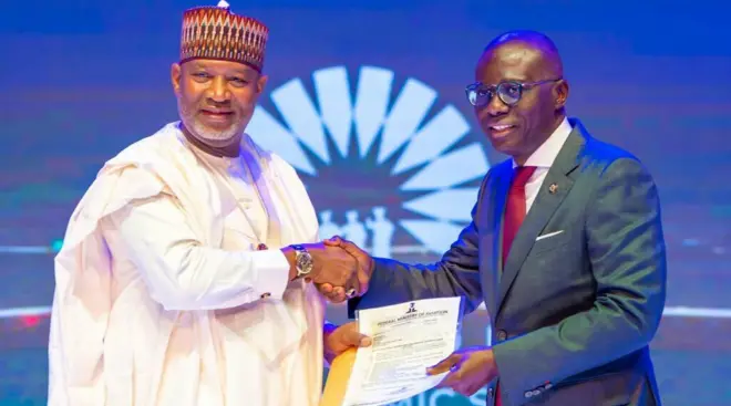 Sanwo-Olu ati Hadi Sirika