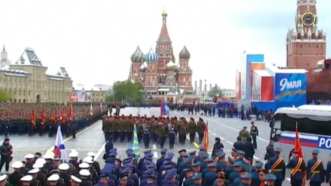 Azərbaycan Rusiya Moskva Moskvada parad İlham Əliyev Vladimir Putin