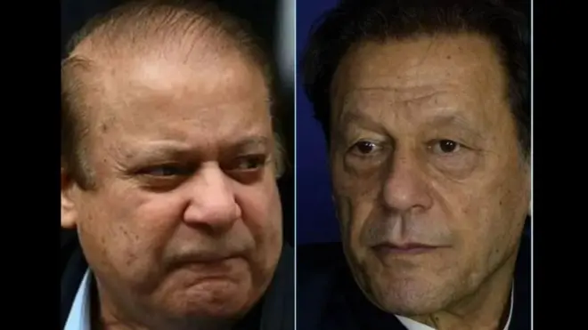 नवाझ शरीफ आणि इम्रान खान