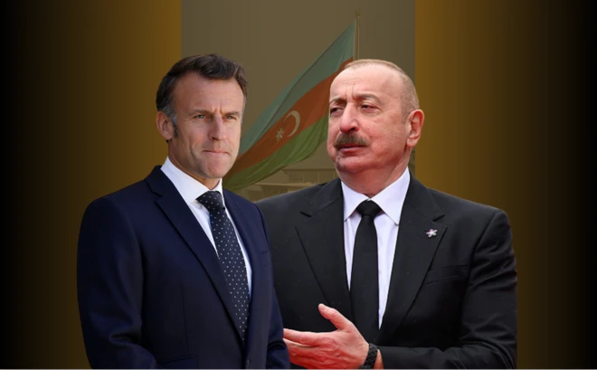 İlham Əliyev və Emmanuel Macron