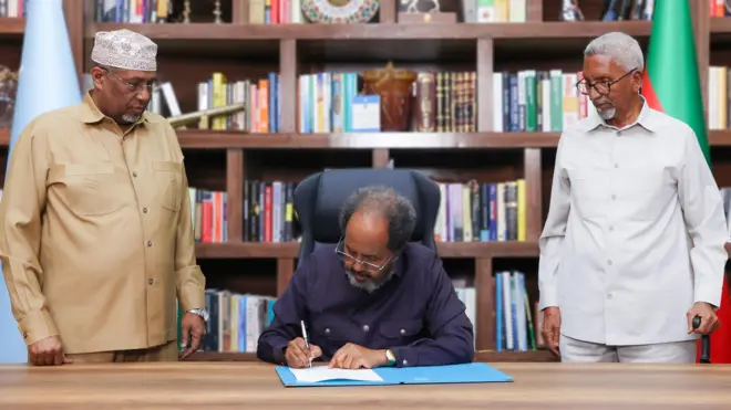 የሶማሊያው ፕሬዝደንት ሐሰን ሼክ ሞሐሙድ