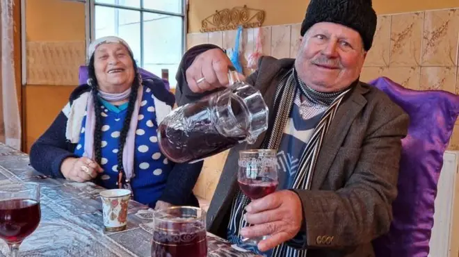 Hinta Gheorghe ve eşi Agripina Hirta