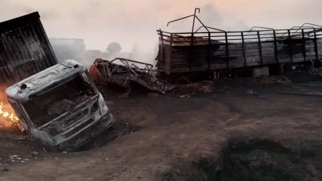 Awọn ọkọ to gbina ninu ijamba ni Ilorin