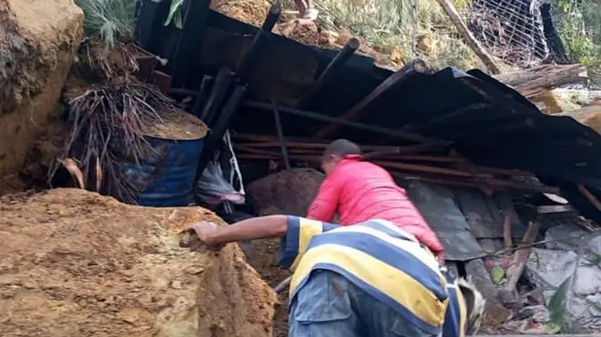 Papua New Guinea landslide