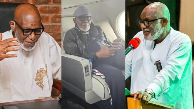 Govnor Akeredolu begin im 21-day medical leave for June 2023