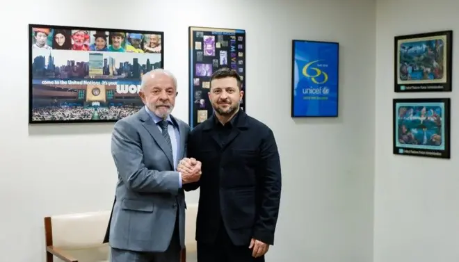 Lula e Zelensky