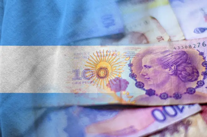 Pesos argentinossite oficial da blazedinheiro e bandeira argentina