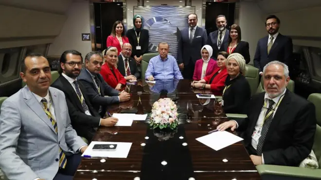 Erdoğan uçakta soruları yanıtladı
