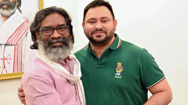  हेमंत सोरेन और तेजस्वी यादव