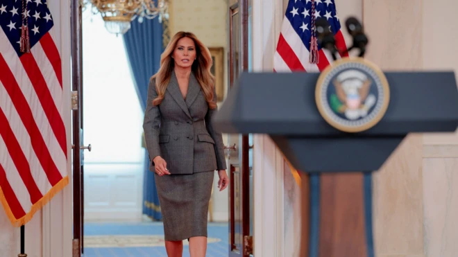 የአሜሪካ ቀዳማዊት እመቤት ሜላኒያ ትራምፕ