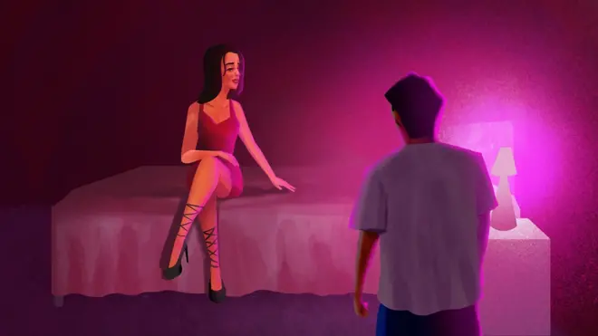 ภาพวาดสาวขายบริการ