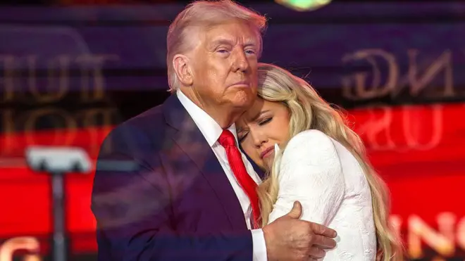 Трамп и Эрика Кирк