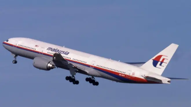 A file picture of a Malaysia Airlines Boeing 777-200 - similar to the one which operated flight MH370
