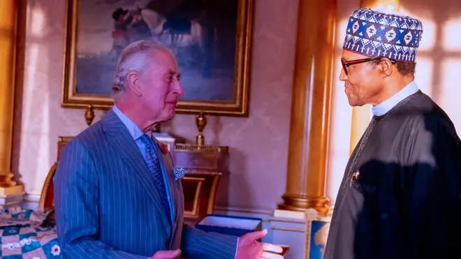 Buhari ati Oba Charles