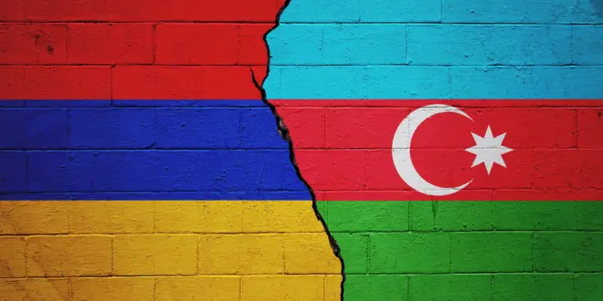 Ermənistan və Azərbaycan bayraqları