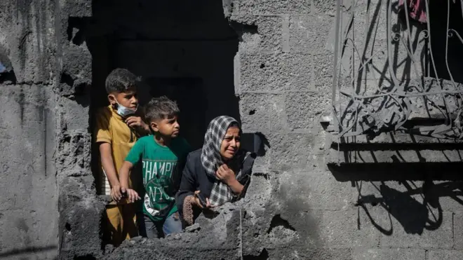 ifoto y'abana muri Gaza