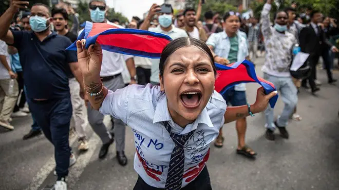 నేపాల్, అల్లర్లు, నిరసనలు, రాచరికం, ప్రజాస్వామ్యం