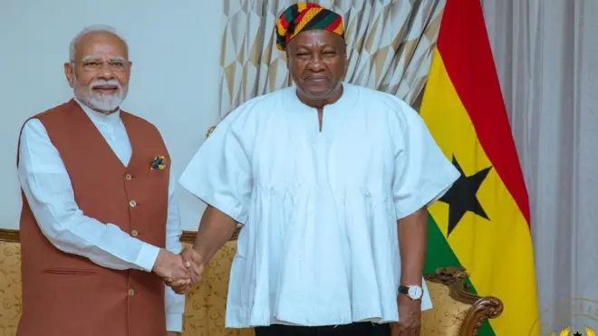 PM Modi and President Mahama